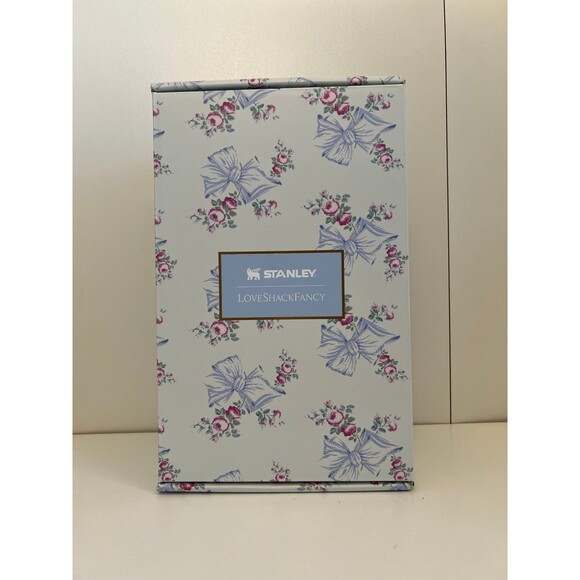 New! Stanley x LoveShackFancy Tumbler 40oz - Pastel Blue - Picture 4 of 6